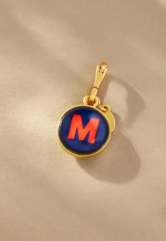  클레어 브이 목걸이/팬던트 클레어 V. 알파벳 챠밍 골드/멀티 - CLEARE V.