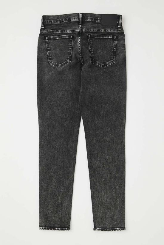  마우지 데님 팬츠 Moussy Starpeak 스키니 진 라이트 블랙 - MOUSSY