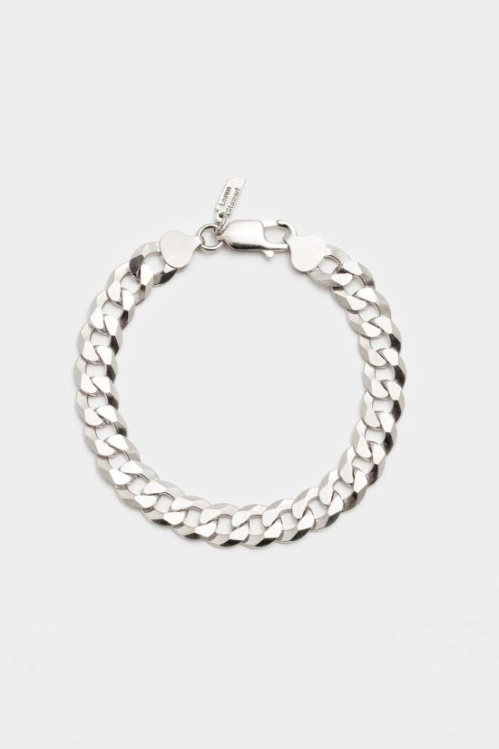  로렌 스튜어트 팔찌 플랫 커브 체인 브레이슬릿 스털링 실버