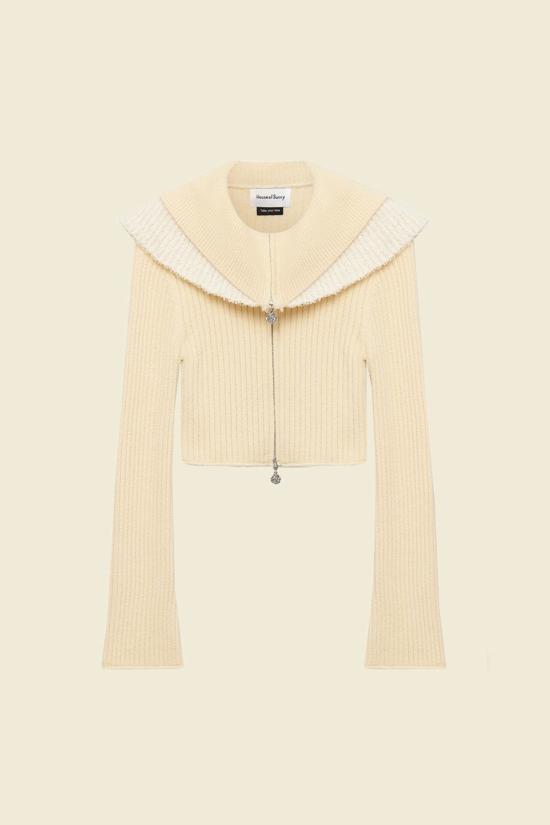  하우스오브써니 긴팔 티셔츠 하우스 오브 서니 더블 칼라 페기 버터 - HOUSE OF SUNNY