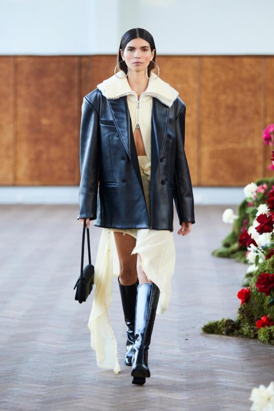  하우스오브써니 긴팔 티셔츠 하우스 오브 서니 더블 칼라 페기 버터 - HOUSE OF SUNNY