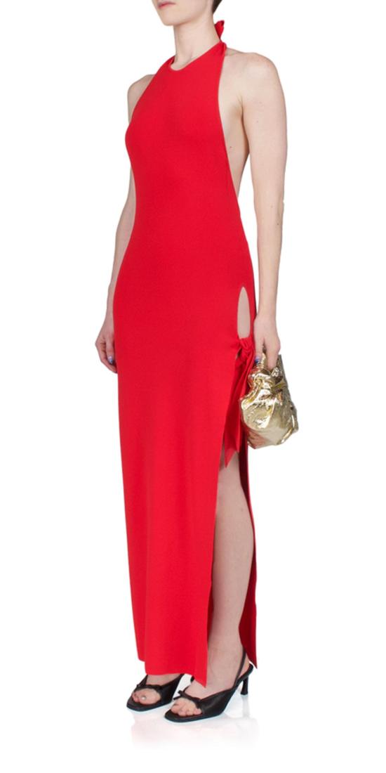  사이먼밀러 롱 원피스 사이먼 밀러 준조 드레스 레트로 레드 - SIMONMILLER