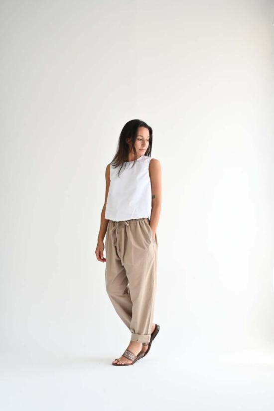  케이시 케이시 스트레이트 팬츠 덴마크 팬츠 라이트 베이지 - CASEY CASEY