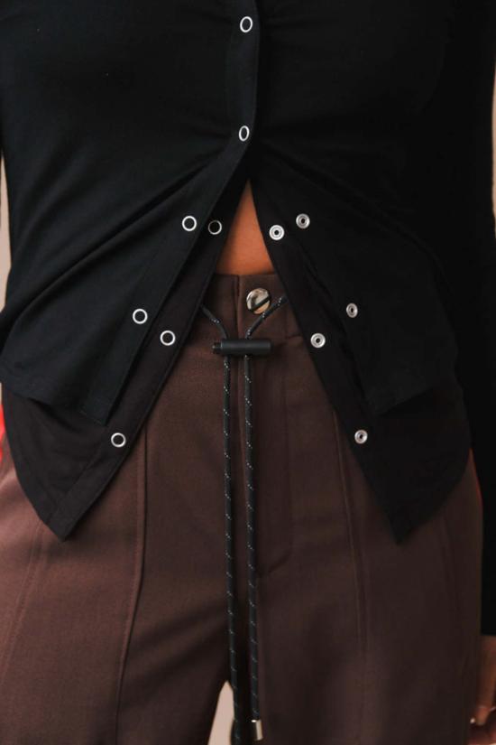  길 가디건 젤 스냅 카디건 - GEEL