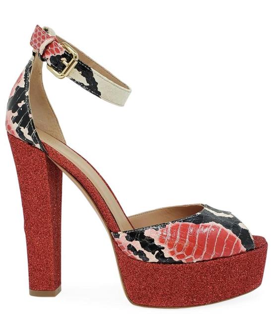  로베르토 페스타 힐/펌프스 Roberto Festa Venezia 플랫폼 힐 레드
