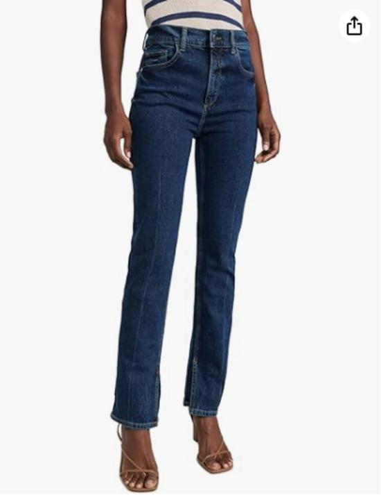  DL 1961 데님 팬츠 Dl 1961 Patti 하이라이즈 스트레이트 진 빈티지 스카일라크