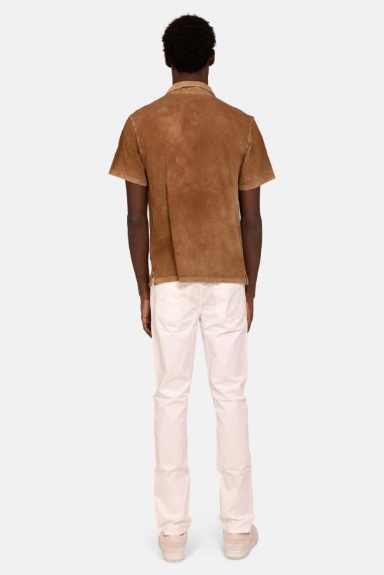  코튼 시티즌 반팔 셔츠 프레슬리 반팔 버튼다운 빈티지 클레이 - COTTON CITIZEN