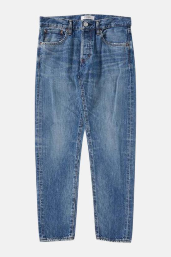  마우지 데님 팬츠 Moussy Macon 테이퍼드 진 라이트 블루