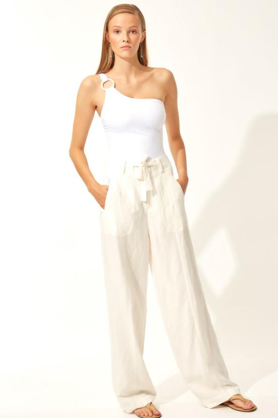  솔리드 앤 스트라이프 원피스 수영복 줄리아나 원피스 화이트 - SOLID AND STRIPED