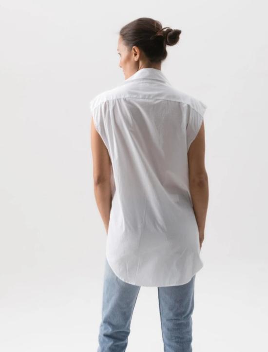  WEARCISCO 블라우스 Wearcisco 컷오프 버튼 다운 탑 - OTHER BRANDS