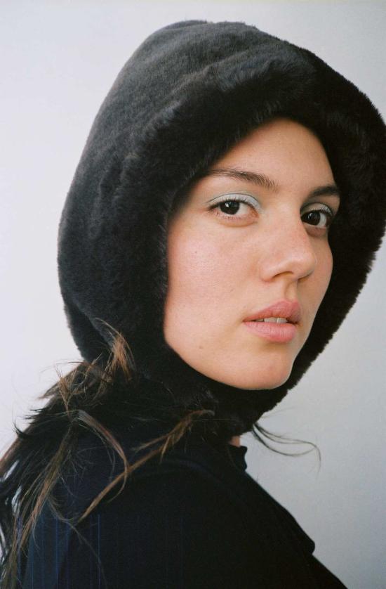  클라이드 코트 밍크 스노 후드