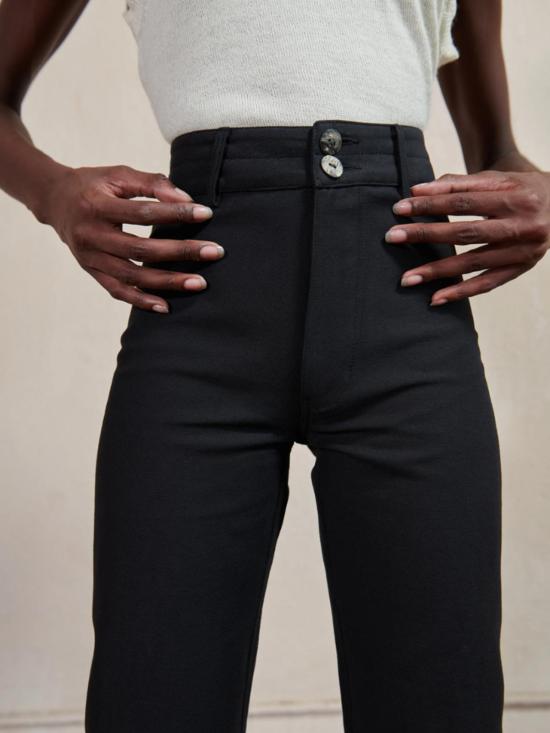  마리아 스탠리 스트레이트 팬츠 마리아스탠리 루나 팬츠 2.0 느와르 - MARIA STANLEY