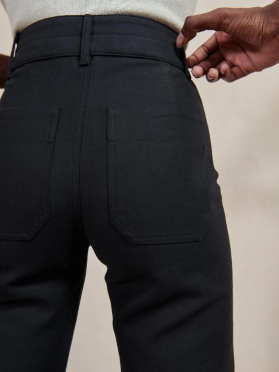  마리아 스탠리 스트레이트 팬츠 마리아스탠리 루나 팬츠 2.0 느와르 - MARIA STANLEY