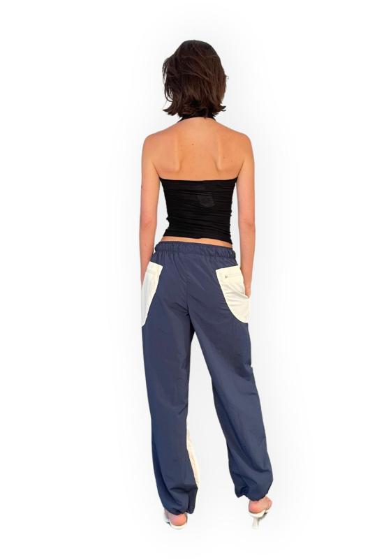  더 엔케이씨 스토어 스트레이트 팬츠 Nkc 스토어 카고 네이비/화이트 - The NKC Store