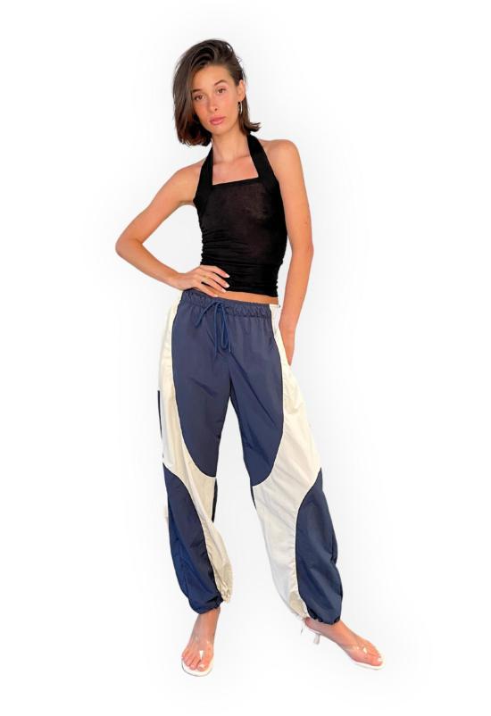  더 엔케이씨 스토어 스트레이트 팬츠 Nkc 스토어 카고 네이비/화이트 - The NKC Store