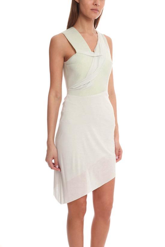  Hussein Chalayan 점프수트 후세인 샬라얀 본디드 드레이프 드레스 민트 - OTHER BRANDS