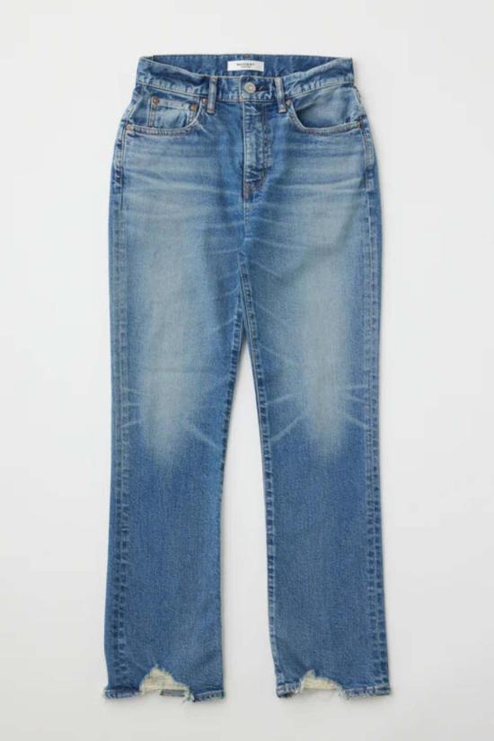  마우지 데님 팬츠 무시 Mv 브라이어우드 플레어 블루 - MOUSSY