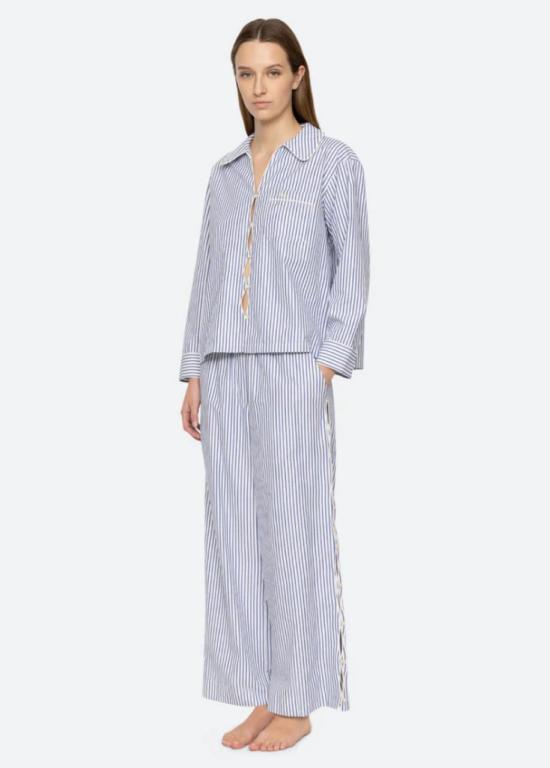  씨뉴욕 라운지 웨어 Sea Ny Farrington Pj 세트 블루 - SEA NY