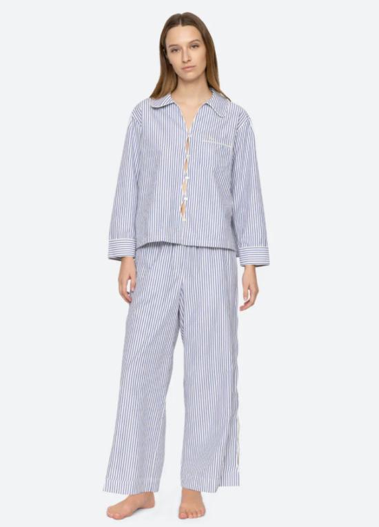  씨뉴욕 라운지 웨어 Sea Ny Farrington Pj 세트 블루