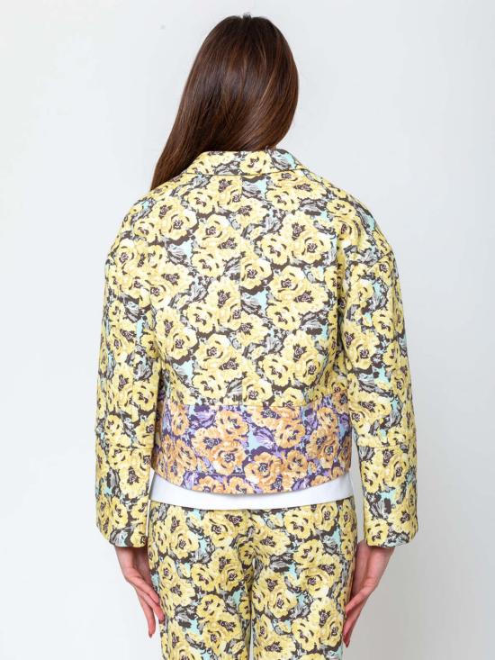  오디 자켓 프린트 데님 재킷 넥타 - ODEEH