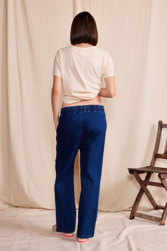  피플 오브 레이저 스트레이트 팬츠 레저 피플 로건 팬트 - PEOPLE OF LAISURE