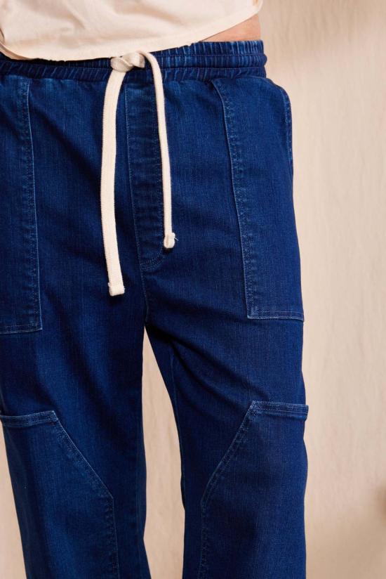  피플 오브 레이저 스트레이트 팬츠 레저 피플 로건 팬트 - PEOPLE OF LAISURE