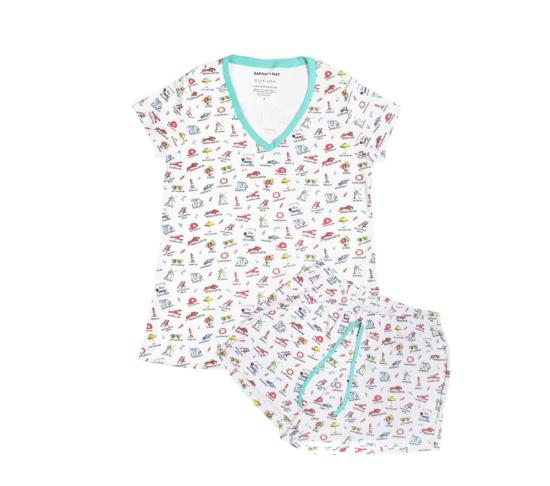  SAMMY + NAT 라운지 웨어 새미 + 냇 햄튼스 쇼티 세트