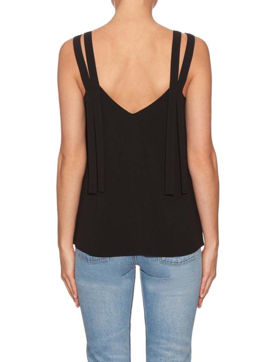  헬무트랭 캐미솔 헬무트 랭 크레이프 더블 스트랩 캐미 블랙 - HELMUT LANG