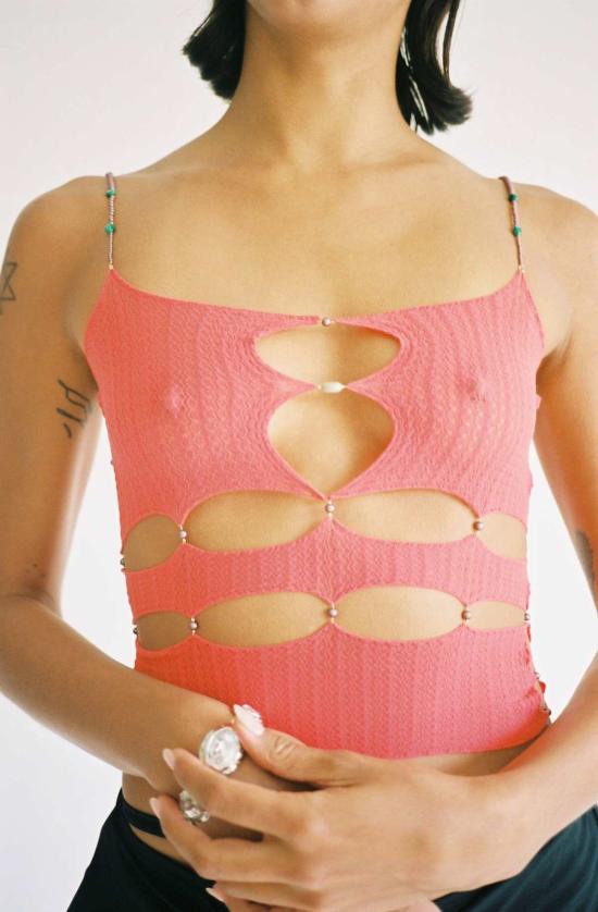  루이 민소매 티셔츠 탱크탑 블레이즈 - RUI