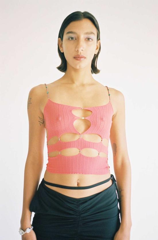  루이 민소매 티셔츠 탱크탑 블레이즈 - RUI