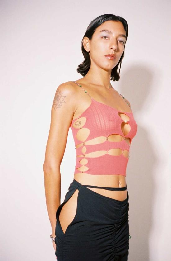  루이 민소매 티셔츠 탱크탑 블레이즈