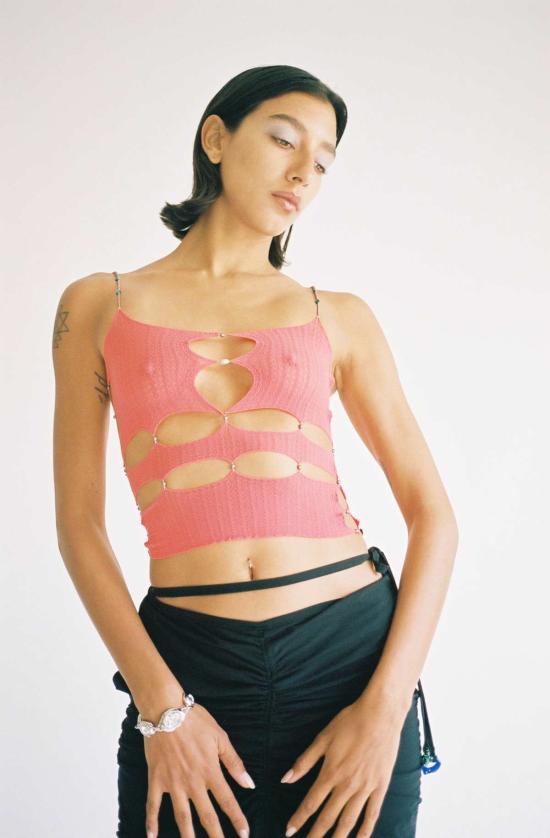  루이 민소매 티셔츠 탱크탑 블레이즈 - RUI