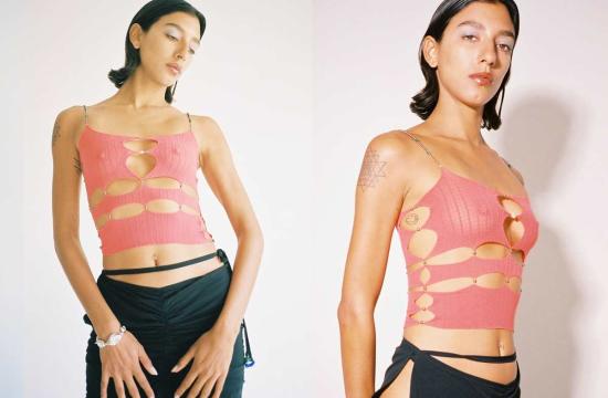  루이 민소매 티셔츠 탱크탑 블레이즈 - RUI