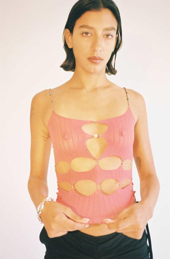  루이 민소매 티셔츠 탱크탑 블레이즈 - RUI