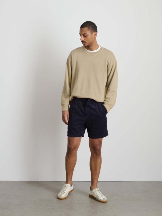  알렉스 밀 숏팬츠 파인 웨일 코듀로이 풀온 숏 - ALEX MILL