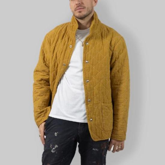  유틸리티 캔버스 봄버 자켓 퀼팅 스냅 재킷 - UTILITY CANVAS