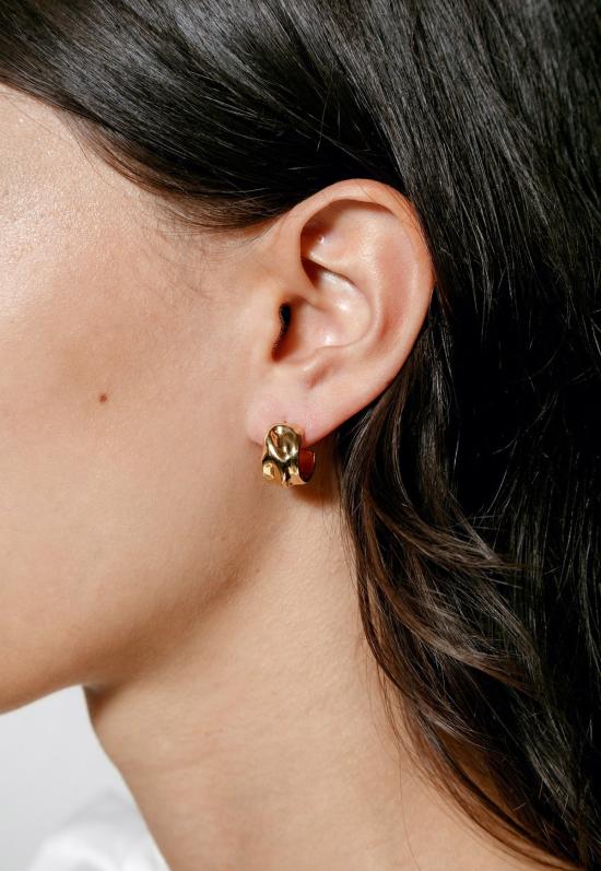  울프 시러스 이어링 울프 서커스 셀마 후프스 골드 - WOLF CIRUS