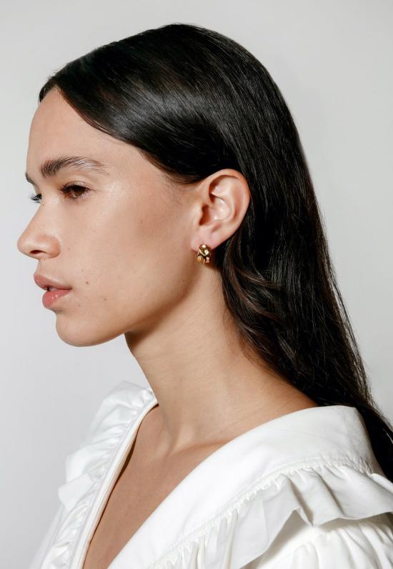  울프 시러스 이어링 울프 서커스 셀마 후프스 골드 - WOLF CIRUS