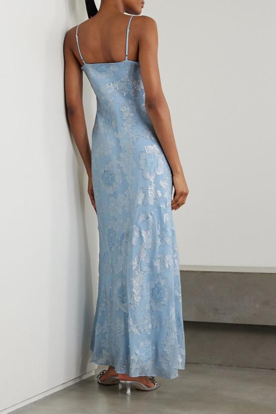  러브쉐이크팬시 롱 원피스 러브 쉑 팬시 6월 드레스 블루 스타 - LOVESHACKFANCY