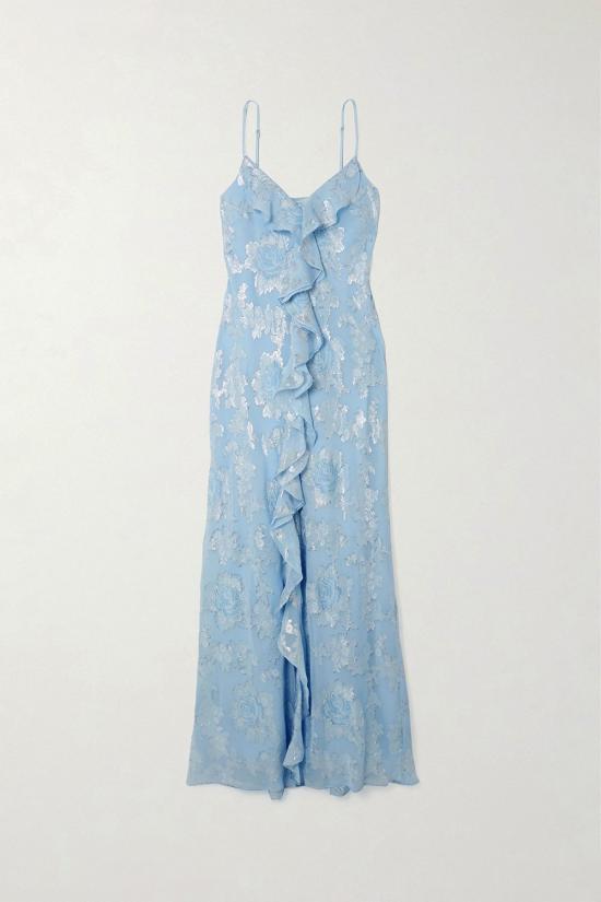  러브쉐이크팬시 롱 원피스 러브 쉑 팬시 6월 드레스 블루 스타 - LOVESHACKFANCY