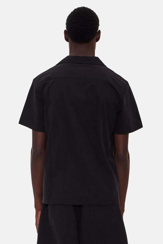  Blue&Cream 반팔 셔츠 블루&크림 팝린 캠프  블랙 - BLUE&CREAM