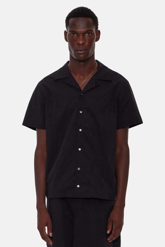  Blue&Cream 반팔 셔츠 블루&크림 팝린 캠프  블랙