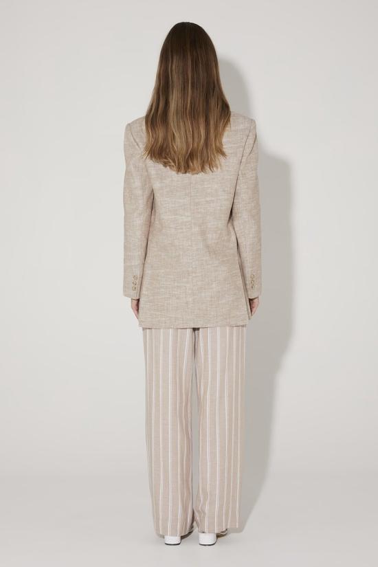  한센 앤 그레텔 자켓 한센앤그레텔 몬타나 오버사이즈 블레이저 라떼 - HANSEN & GRETEL