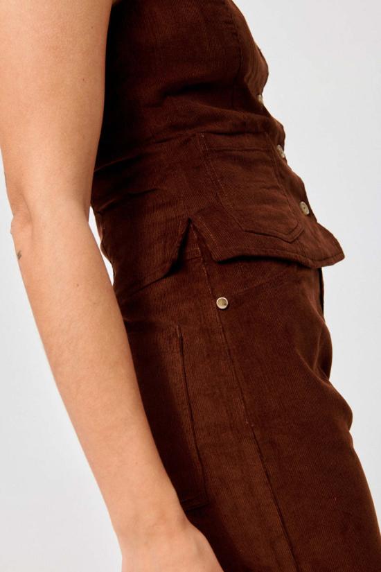  Meadows 데님 팬츠 메도우 헤더 진 브라운 - OTHER BRANDS