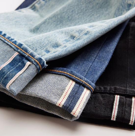  리바이스 데님 팬츠 재패니즈 셀비지 컬럼 진 다크 워시 - LEVI'S