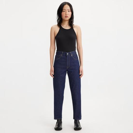  리바이스 데님 팬츠 재패니즈 셀비지 컬럼 진 다크 워시 - LEVI'S