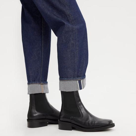  리바이스 데님 팬츠 재패니즈 셀비지 컬럼 진 다크 워시 - LEVI'S