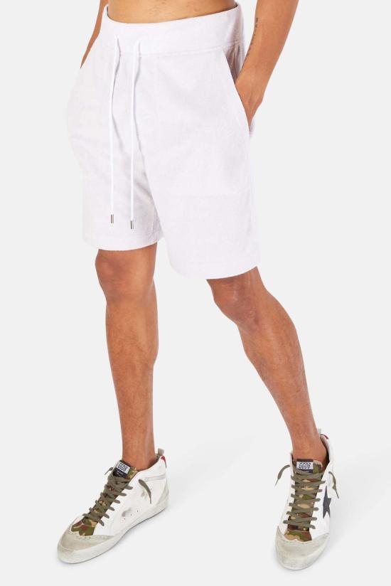  블루&크림 숏팬츠 풀 테리 숏 화이트아웃 라일락 - BLUE&CREAM