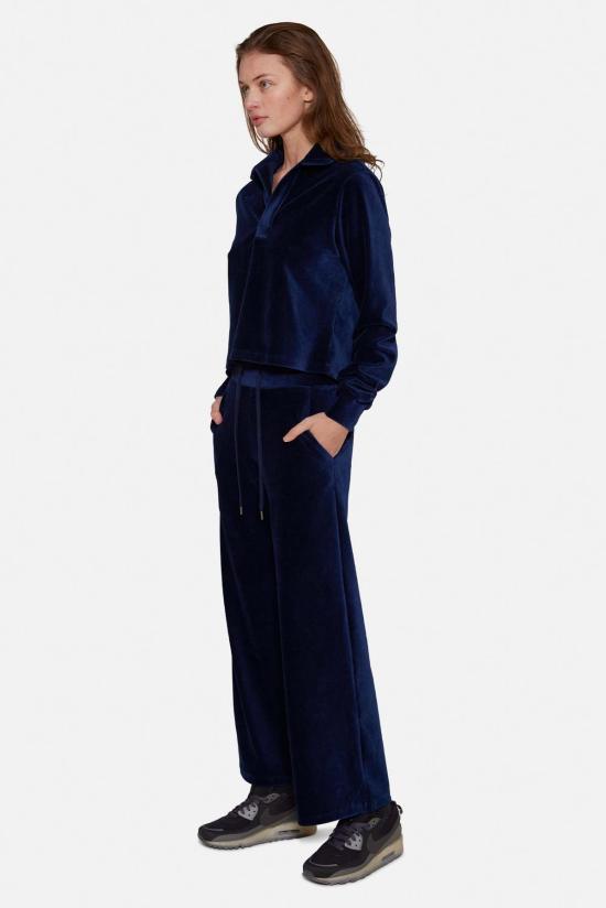  블루&크림 긴팔 티셔츠 프랭키 폴로 네이비 - BLUE&CREAM