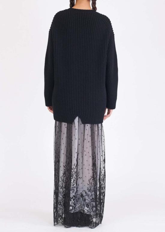  이자벨베네나토 가디건 이사벨 베네나토 스웨터 블랙 - ISABEL BENENATO